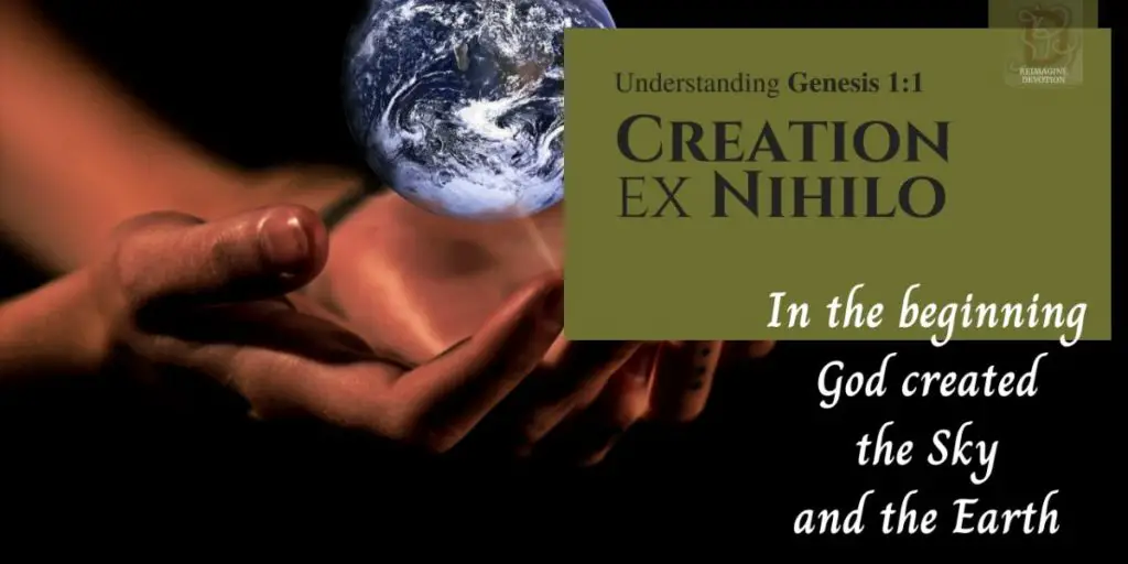 Ex Nihilo Creation