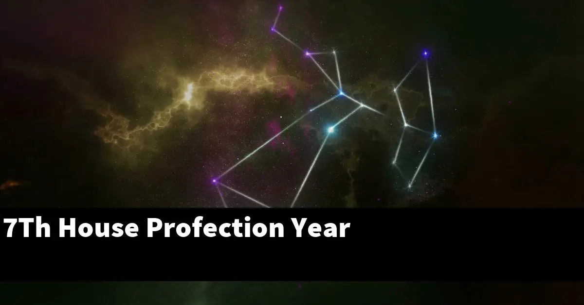 7Th House Profection Year