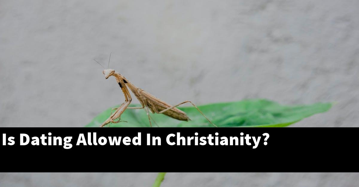 Is Dating Allowed In Christianity?